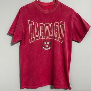 Vintage Harvard Crimson Red T-Shirt Medium